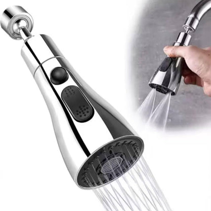 3 Modes Kitchen Faucet Spray Head Water Saving 360 Swivel Ball Nozzle Tap