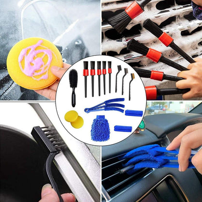 15 Pcs Car Cleaning Brush Kit