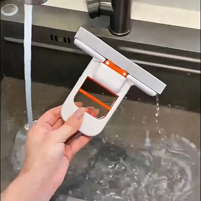 Mini self-squeeze desktop mop