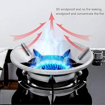 Gas Saver Burner Stand Gas Chula Burner Gas Saver Stand Jali Ring Fire(Pack of 2)