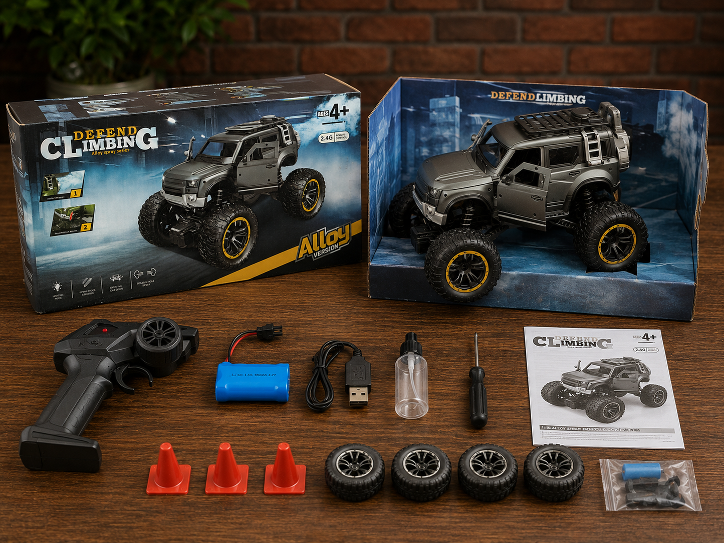 Defender 1:18 Scale Die-Cast Toy Car 🚙